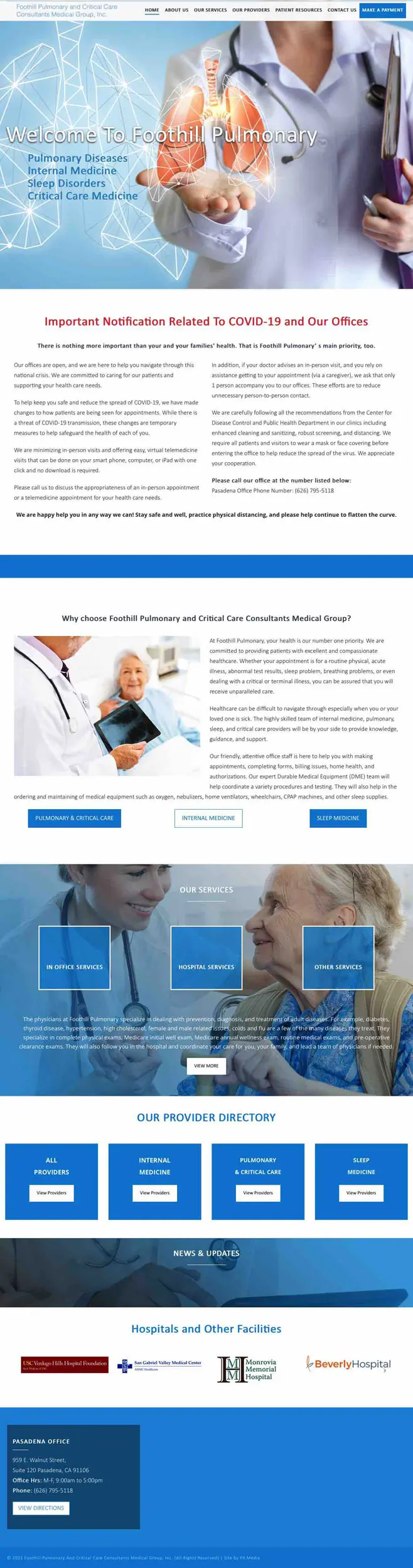 Website Design Industry Healthcare Healthcare Doctors group web design marketing
