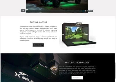 XGolfSimulator.com-website-design