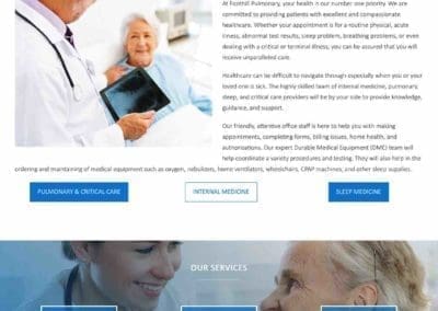internal medicine, pulmonary, sleep, and critical care providers website